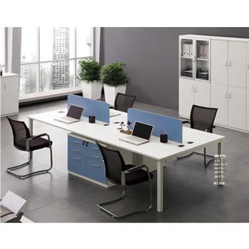 家具簡(jiǎn)約職員辦公桌時(shí)尚員工電腦桌上海新款屏風(fēng)隔斷工作位工廠直銷