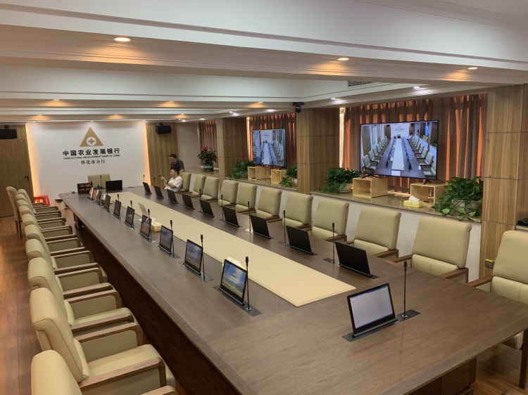 無紙化會議系統(tǒng)全套解決方案智能辦公家具設(shè)備會議室桌椅硬件軟件